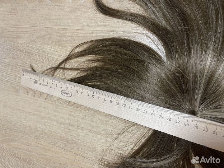 Накладка с челкой, резинка, валик