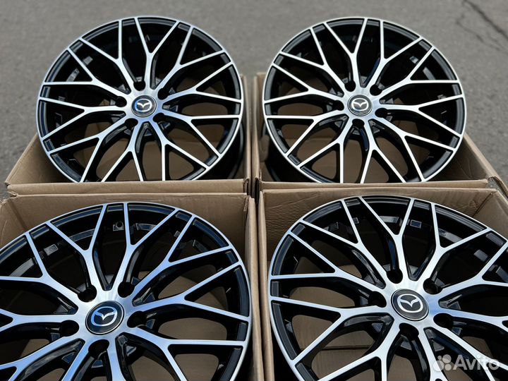 Литые диски BMF091 R17 на Mazda 3 BK