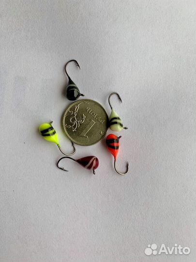 Мормышка вольфрамовая d 5 m в ассортименте (5шт)