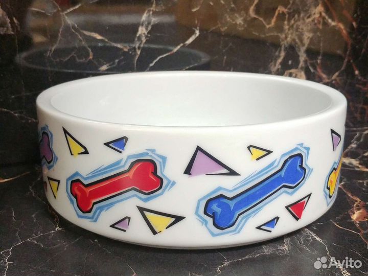 Миска для собак фарфор
