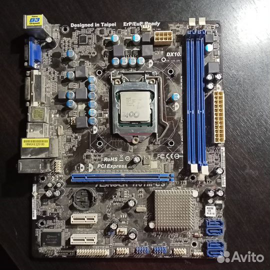 Материнская плата ASRock H61M-GS + Core I3 2100