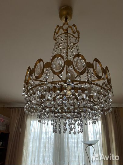 Хрустальная люстра СССР