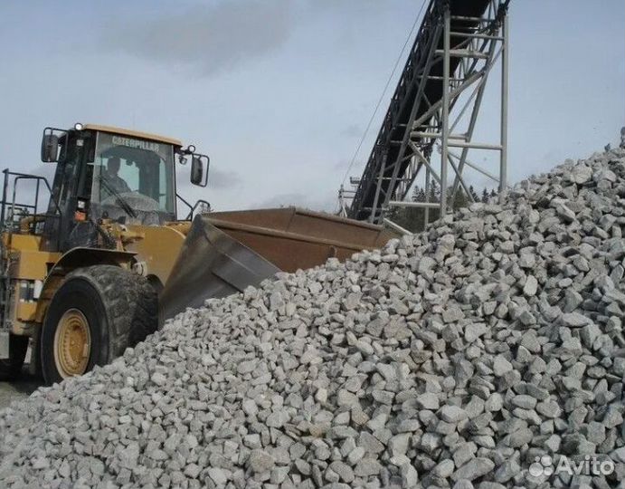 Щебень гранитный
