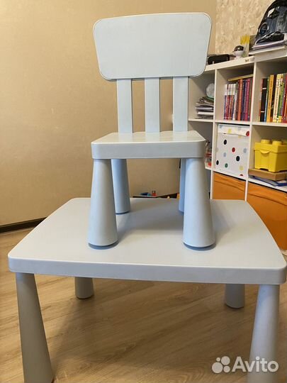 Стол и стул IKEA mammut