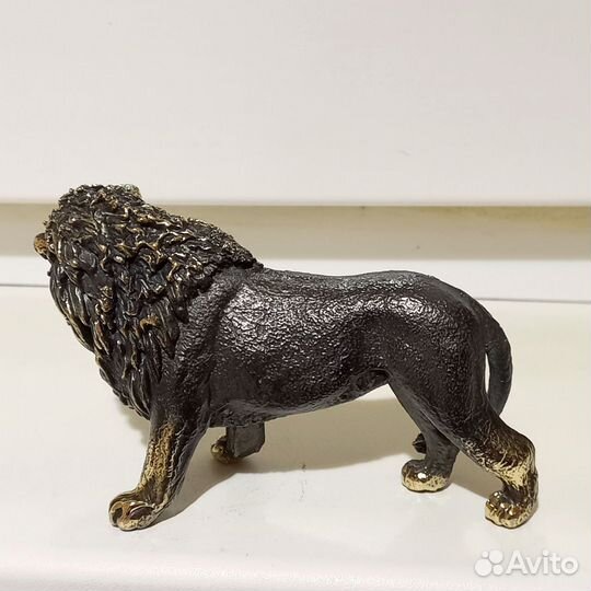 Бронзовая статуэтка льва. Бронзовый лев. Литьё