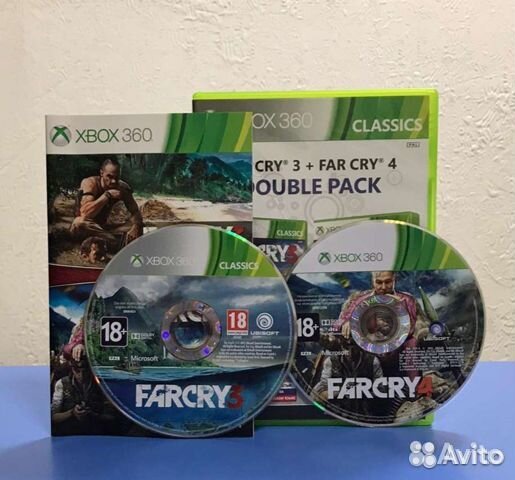 Far Cry 3 + Far Cry 4 Double Pack для Xbox 360