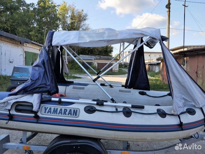 Лодка пвх с мотором и прицепом