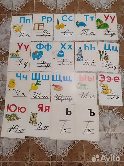 Таблица букв татарского алфавита для Элифба