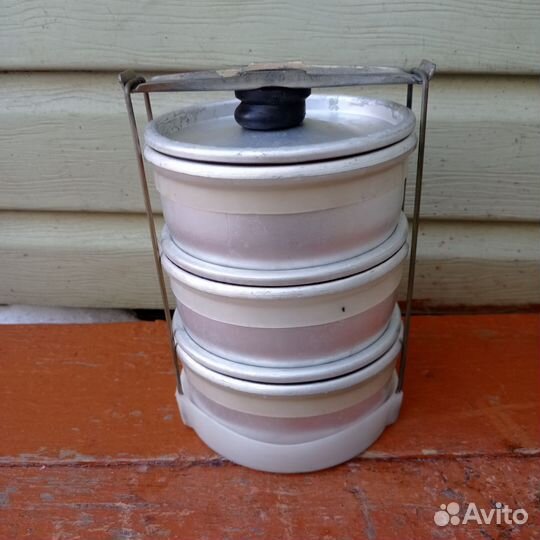 Контейнер пищевой, алюминиевый, советский