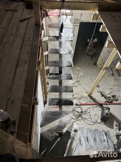 Лестница в стиле лофт