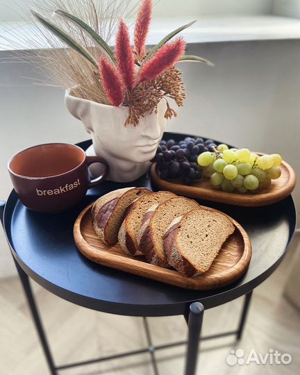 Менажница поднос из дерева дуб