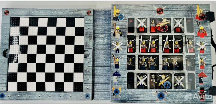 Lego vikings chess set