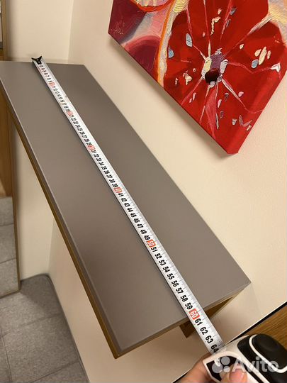 Полка и обувница в прихожую (латунь)