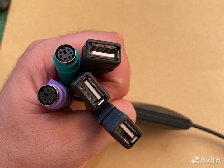 Кабель-переходник USB - USB + PS2