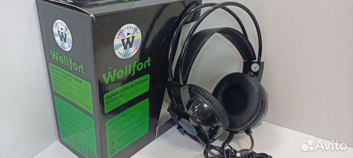 Наушники Проводные Накладные Wellfort H535