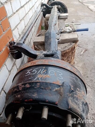 Ось передняя в сборе маз 551603-10