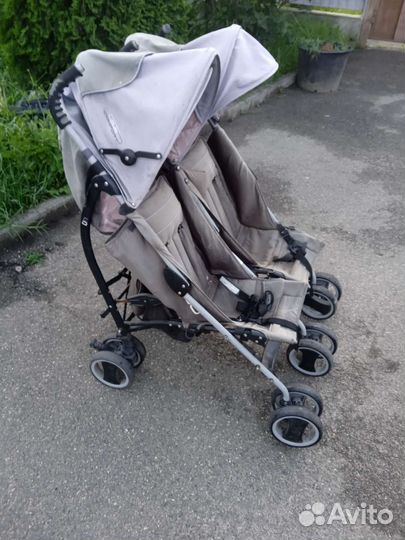 Коляска трость для двойни и погодок