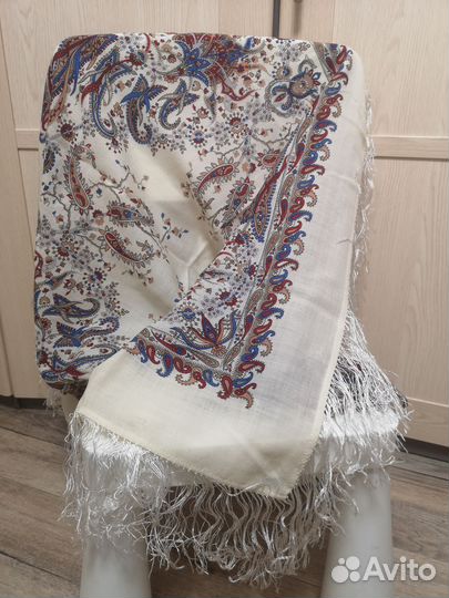 Павловопосадский платок шерсть