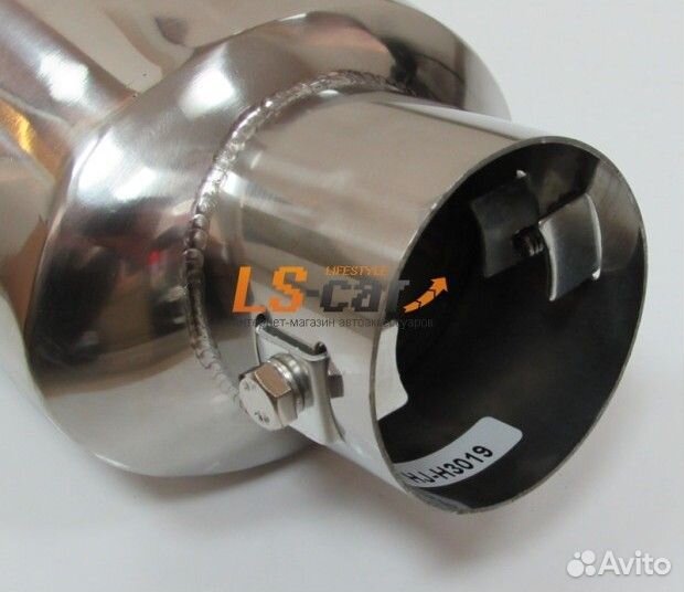 Насадка на глушитель (хром)