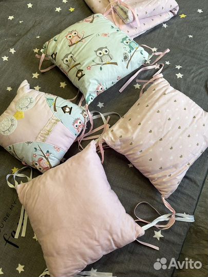 Бортики в детскую кроватку