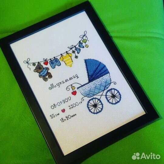 Метрика для новорожденных на заказ