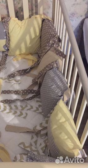 Бортики в кроватку бу