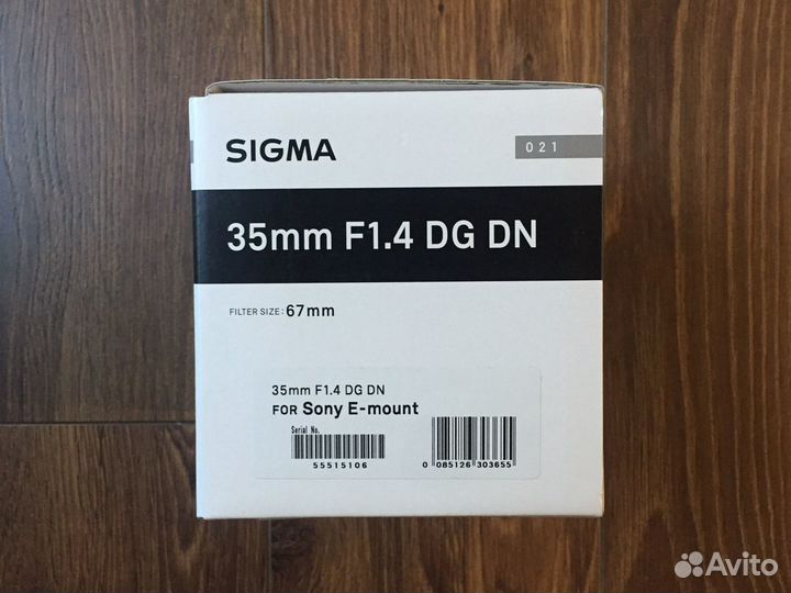 Sigma AF 35mm F/1.4 DG DN ART Новые-Гарантия