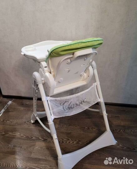 Детский стульчик для кормления happy baby