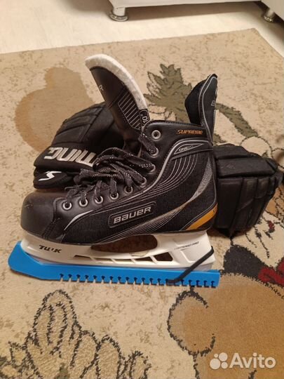Хоккейные коньки bauer 43 размер