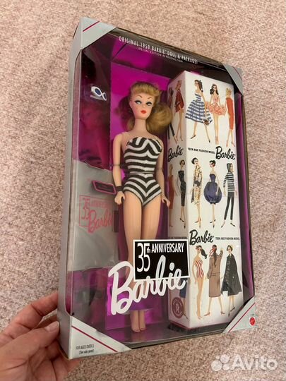 Barbie 35th Anniversary Blonde & Brunette 1993 Rep