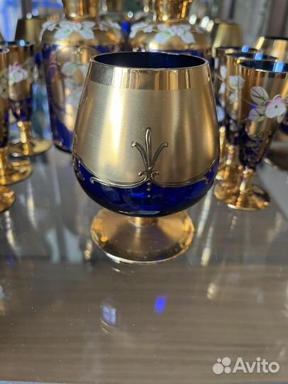 Набор коньячных бокалов и рюмок 