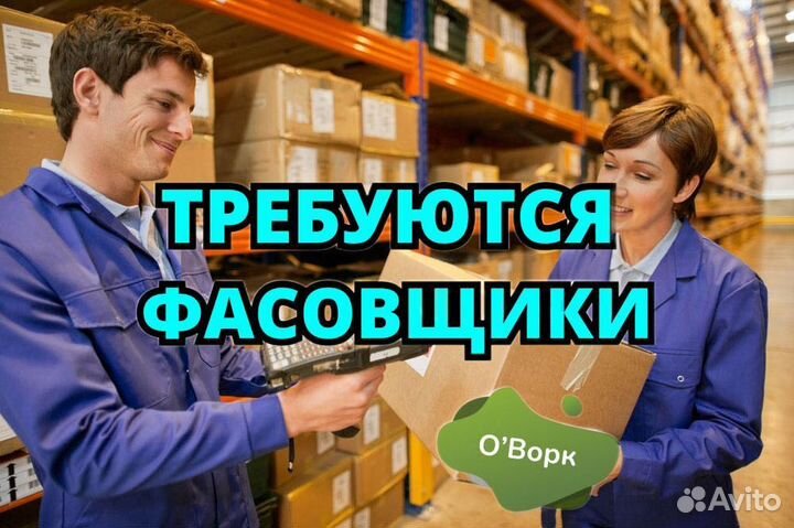 Фасовщик с ежедневными выплатами. lv973