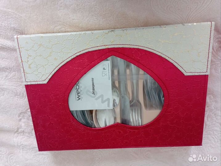 Столовый набор ложки и вилки