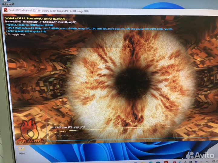 Видеокарта MSI PCI-E 4.0 RX 6600 mech 2X 8G AMD Ra