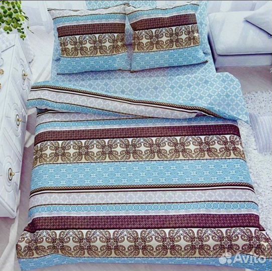 Белье постельное 1,5 сп