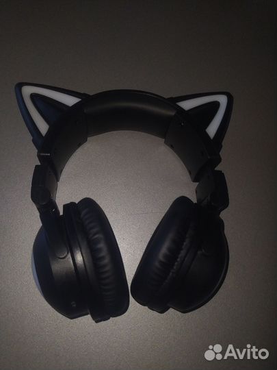 Беспроводные наушники с кошачьими ушками