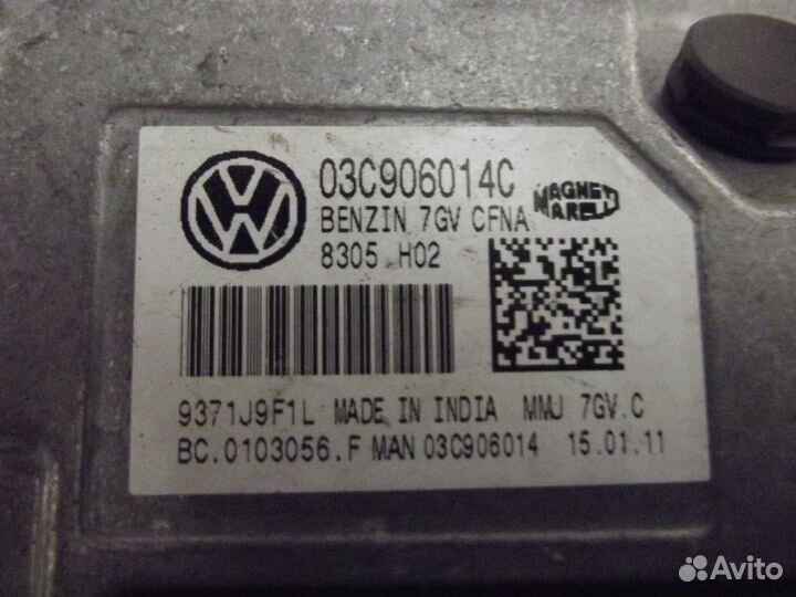 Блок управления двигателем Поло 03C906014C