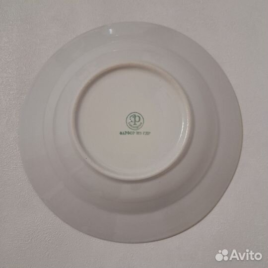 Тарелки 9 шт. Фарфор. ГДР. Кольдиц. Германия