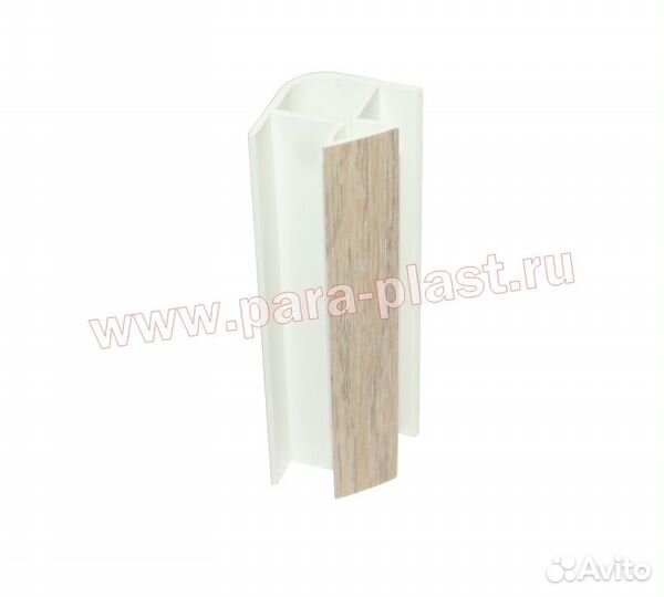 Угол универсальный 95мм 90гр. д/цок. Дуб беленый