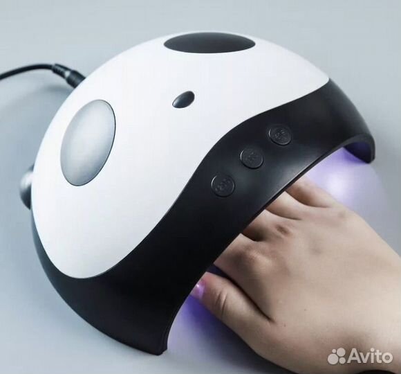 Лампа для маникюра + 3 гель-лака