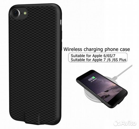 Чехол с беспроводной зарядкой на iPhone 6/6S/6+/7