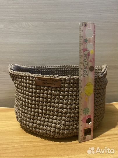 Текстильная корзинка