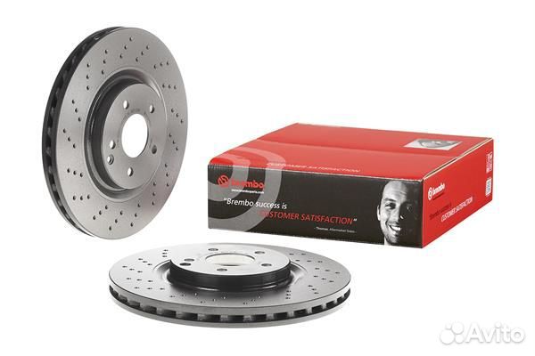 Диск тормозной перфорированный Brembo