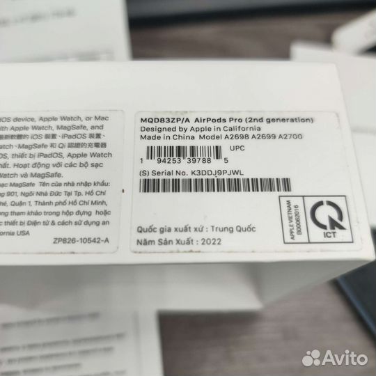 AirPods Pro2. отл. Чек.Гарантия. Левое/Правое/Кейс