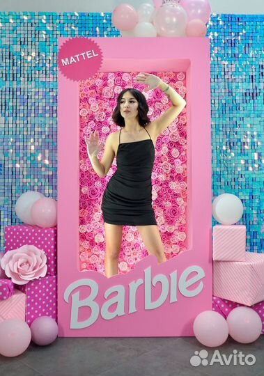 Коробка Барби фотозона