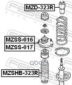 Пыльник заднего амортизатора (mazda 323 BJ 1998