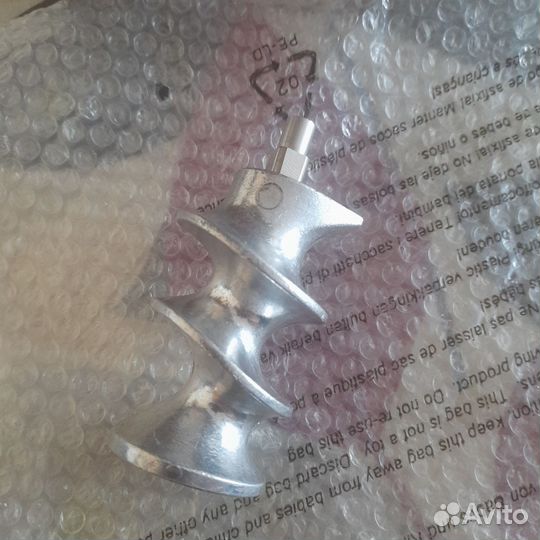 Шнек мясорубки Zelmer, под односторонний нож