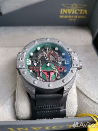 Часы Invicta Star Wars Boba Fett Напульсник Новые