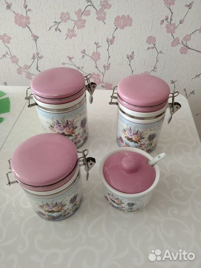 Банка для сыпучих керамика