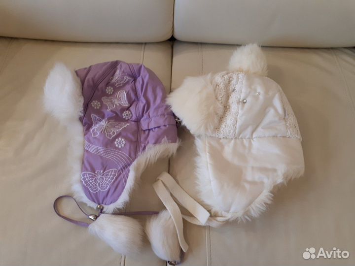 Шапки зимние Catimini на девочку, р.56